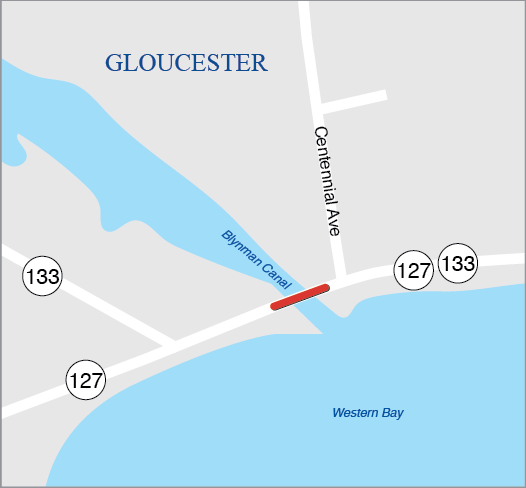 GLOUCESTER: BRIDGE RECONSTRUCTION, G-05-002, WESTERN AVENUE OVER BLYNMAN CANAL